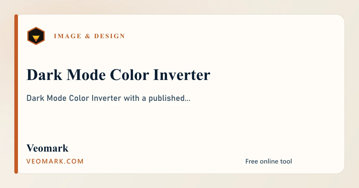 Dark Mode Color Inverter visual