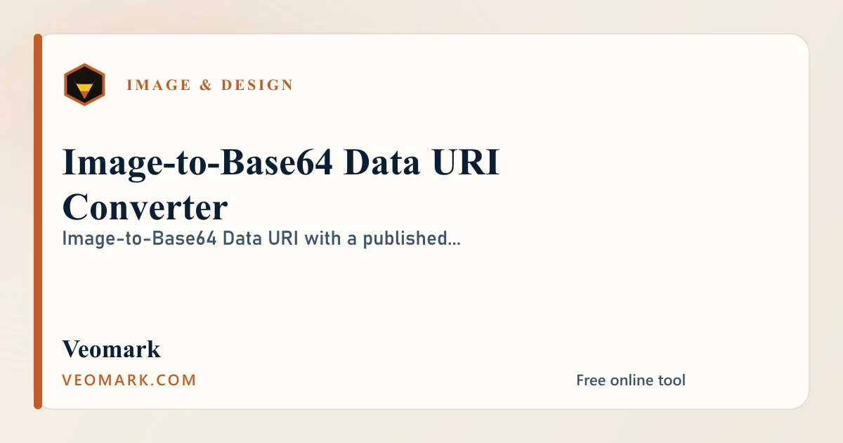 Image-to-Base64 Data URI Converter visual