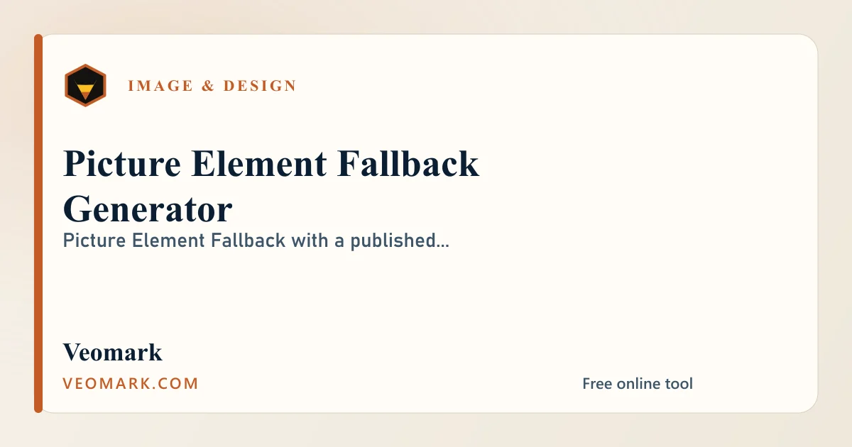 Picture Element Fallback Generator visual