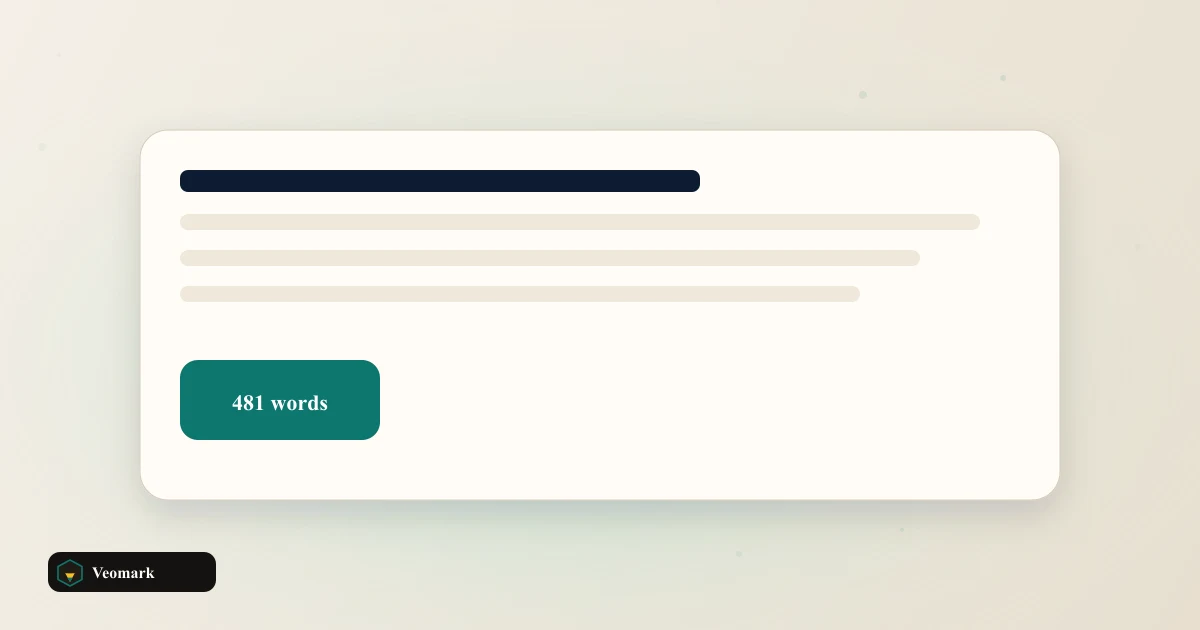 Reading Time & Speaking Speed Calculator visual