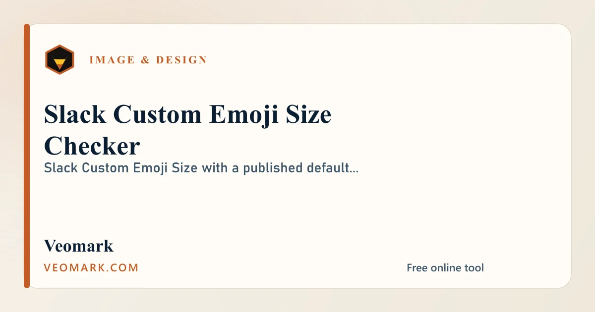 Slack Custom Emoji Size Checker visual