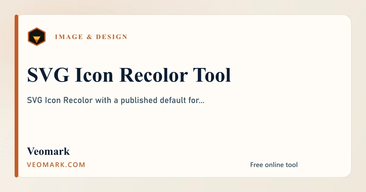 SVG Icon Recolor Tool visual